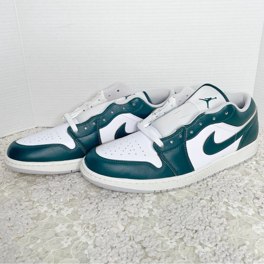 Nike Air Jordan 1 Low SE FQ7687-300 Oxidized Green White Sail Mens 14 New No Box